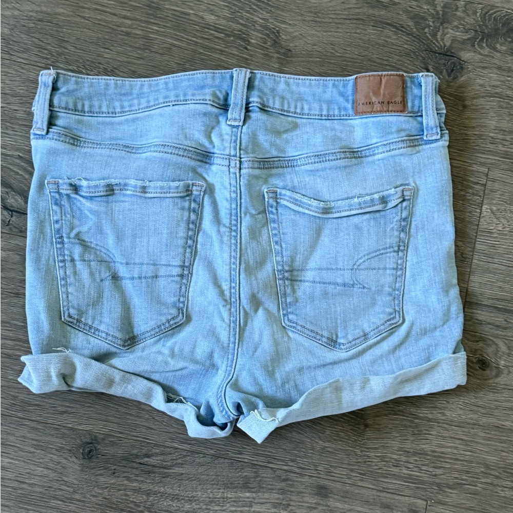 American Eagle Outfitters Light Wash Jean Shorts